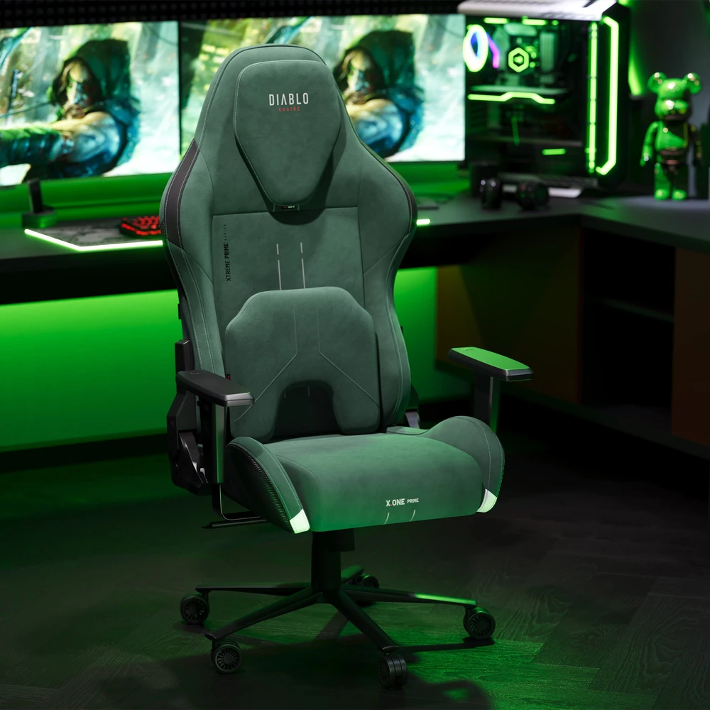 Diablo Chairs Diablo X-One Prime Normal Size - Forest Žalias ergonominė kėdė