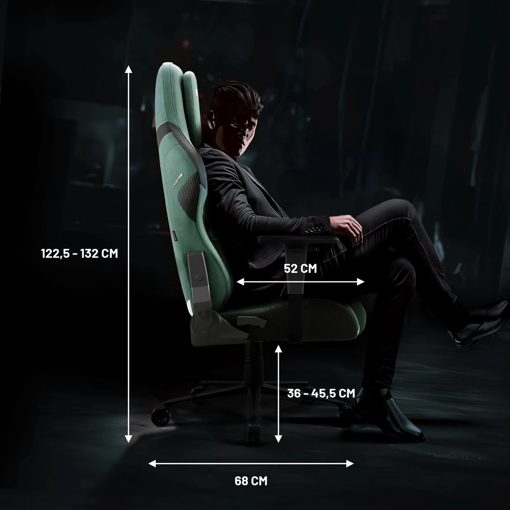 Diablo Chairs Diablo X-One Prime Normal Size - Forest Žalias ergonominė kėdė
