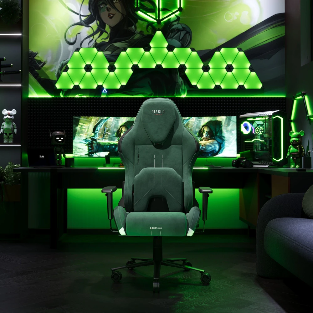 Diablo Chairs Diablo X-One Prime Normal Size - Forest Žalias ergonominė kėdė