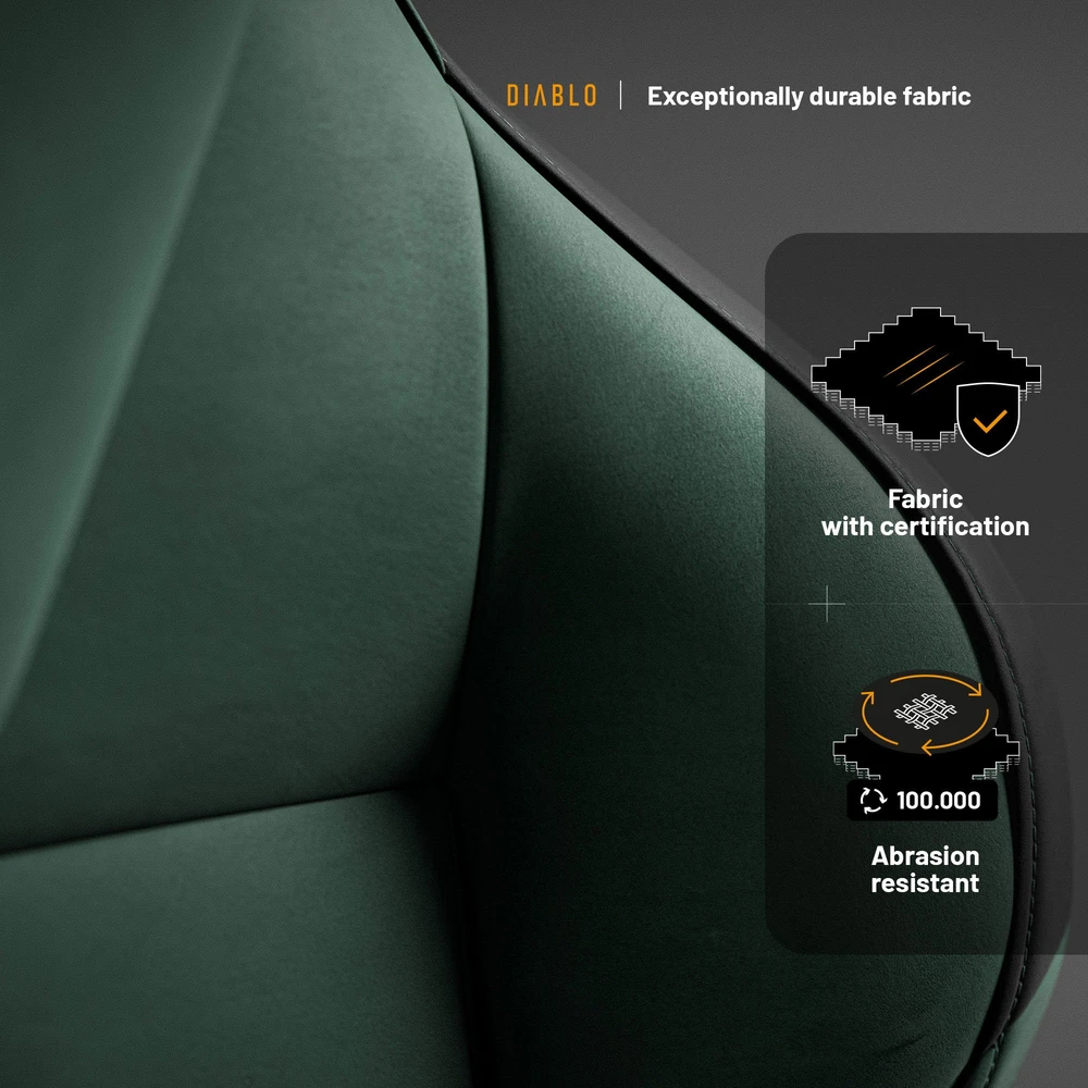 Diablo Chairs Diablo X-One Prime Normal Size - Forest Žalias ergonominė kėdė