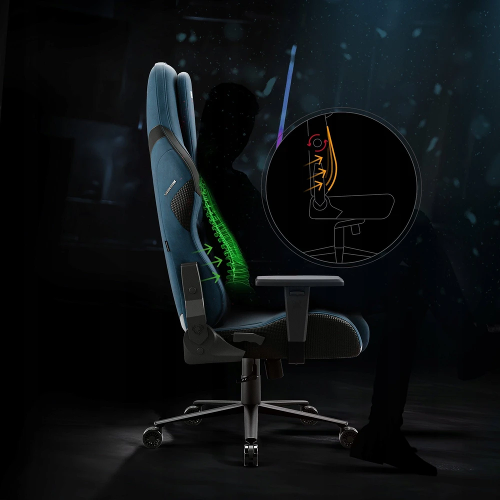 Diablo Chairs Diablo X-One Prime Normal Size - Meta Ocean ergonominė kėdė