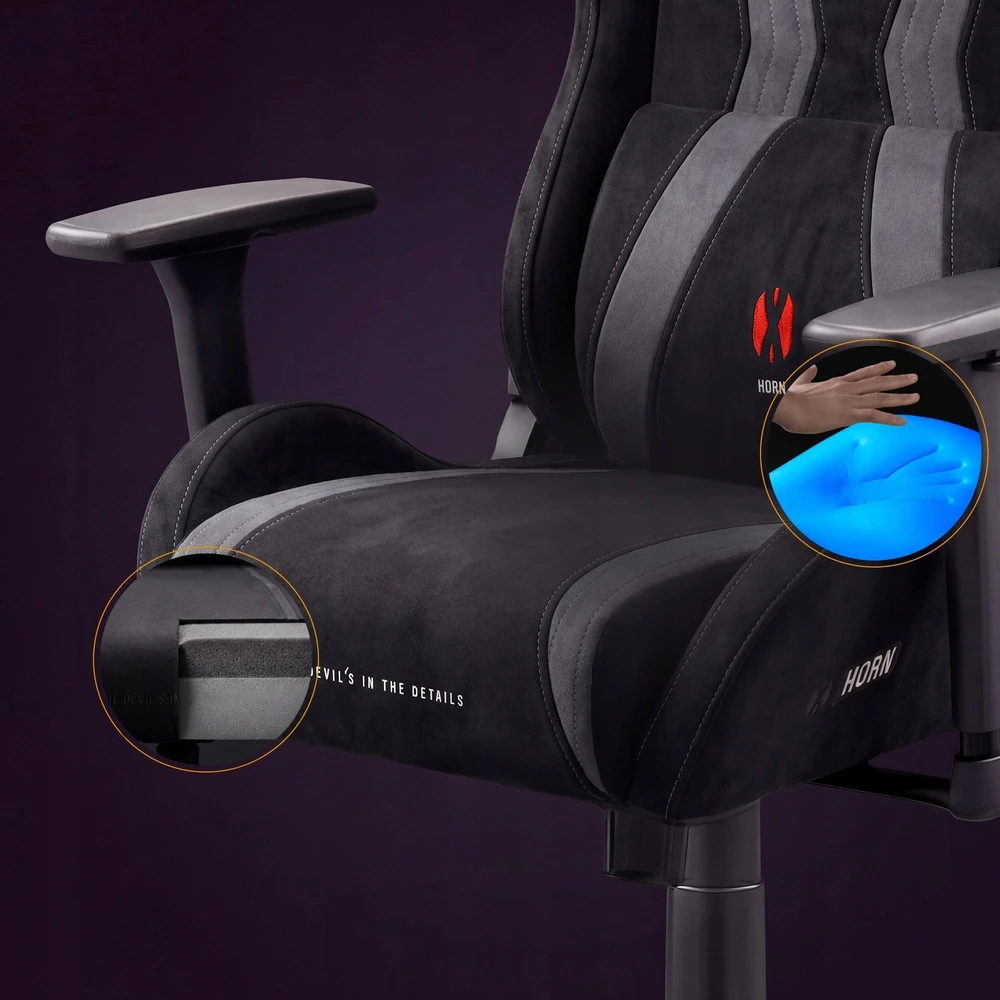 Diablo X-Horn 2.0 Burned Juodas Normal fotel gamingowy materiałowy juoda