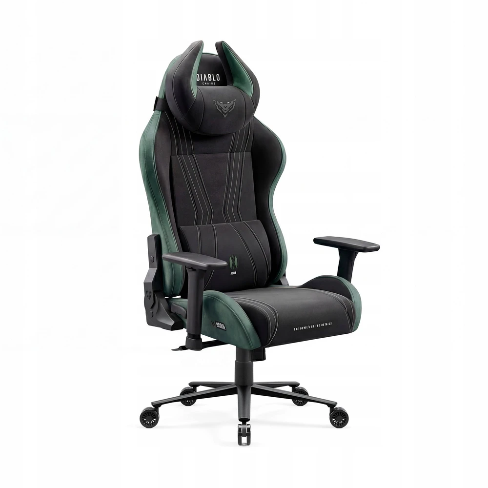 Diablo Chairs Diablo X-Horn 2.0 Normal Size Forest Žalias materiałowy juoda-žalia