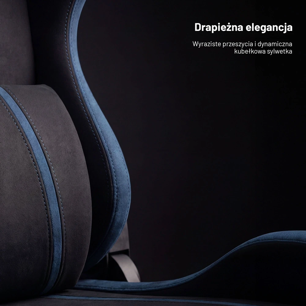 Diablo Chairs Mėlyna Diablo X-One 2.0 King Size Night Mėlyna materiałowy juoda-mėlyna