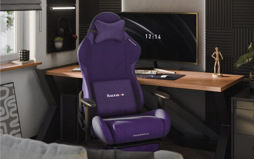 Žaidimų kėdė Huzaro Force 5.7, Violetinė