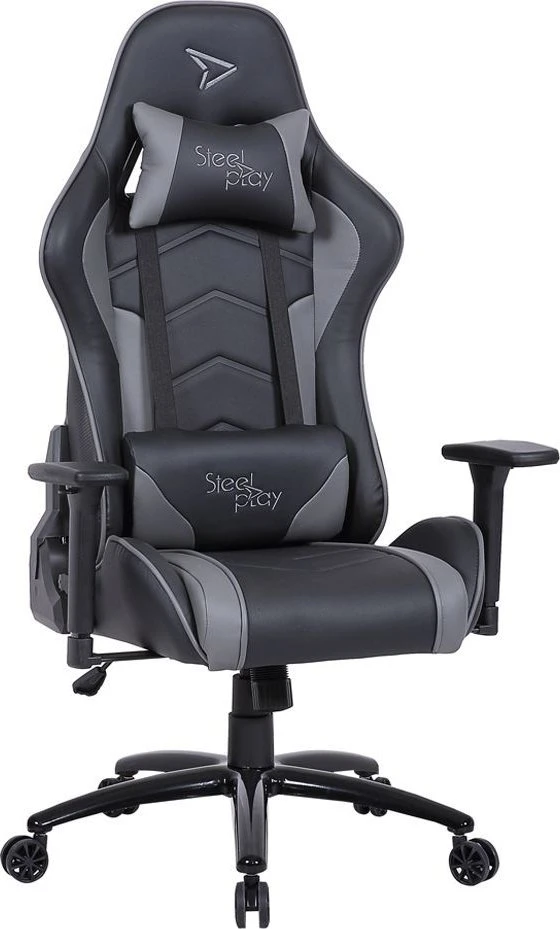 Fotel HP STEELPLAY PC žaidimų kėdė SGC01 pilka
