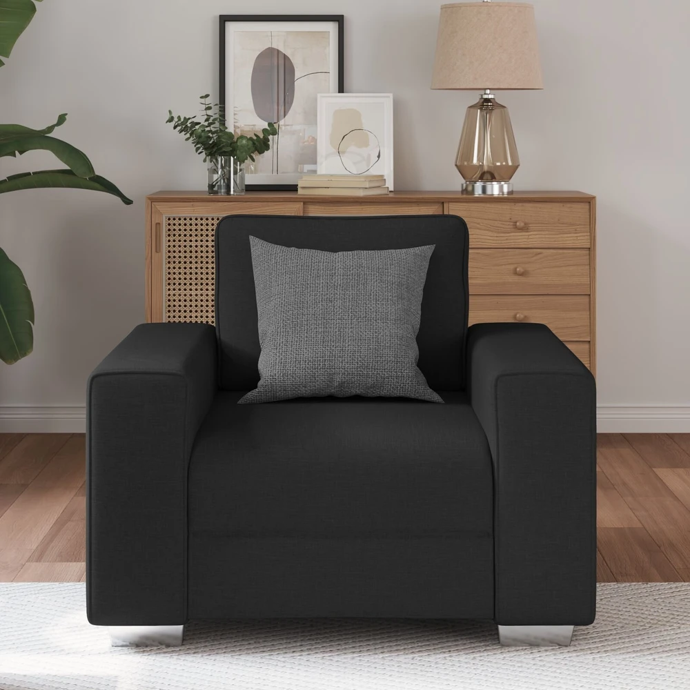 Sofa Kėdė Juodas 100 cm audinys