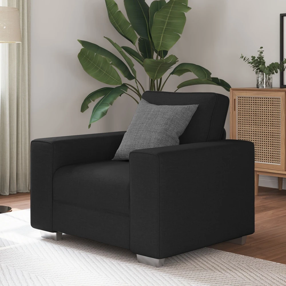 Sofa Kėdė Juodas 100 cm audinys