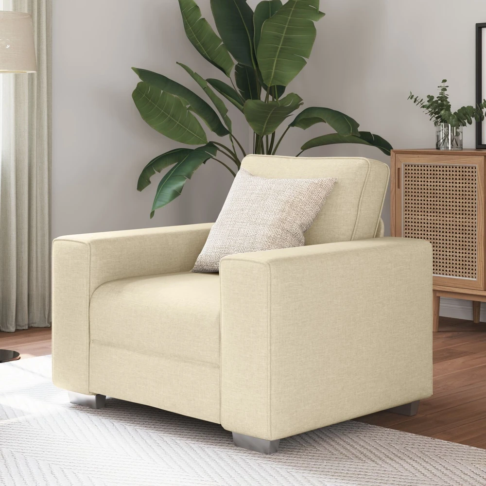 Sofa Kėdė Kreminė 100 cm audinys