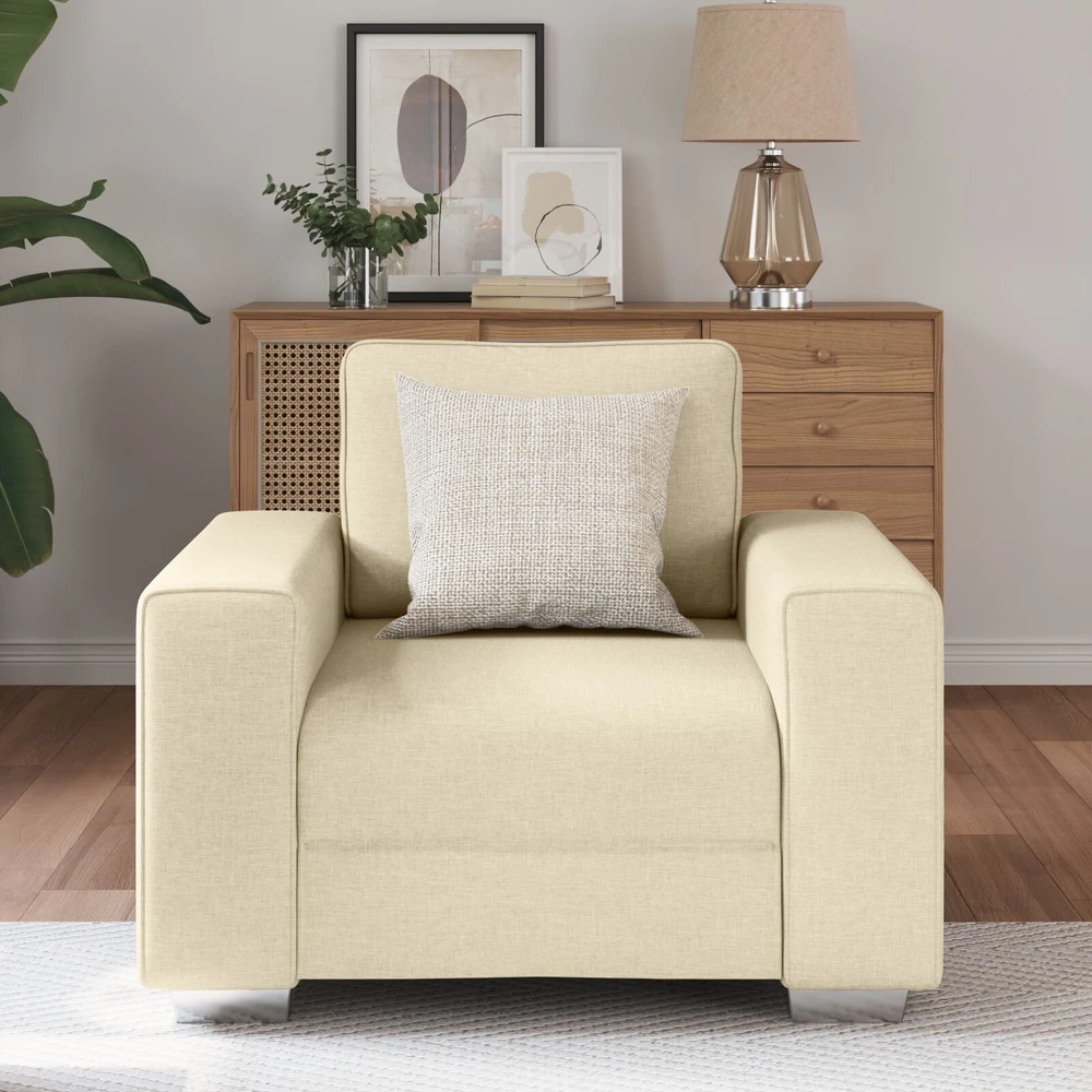 Sofa Kėdė Kreminė 100 cm audinys