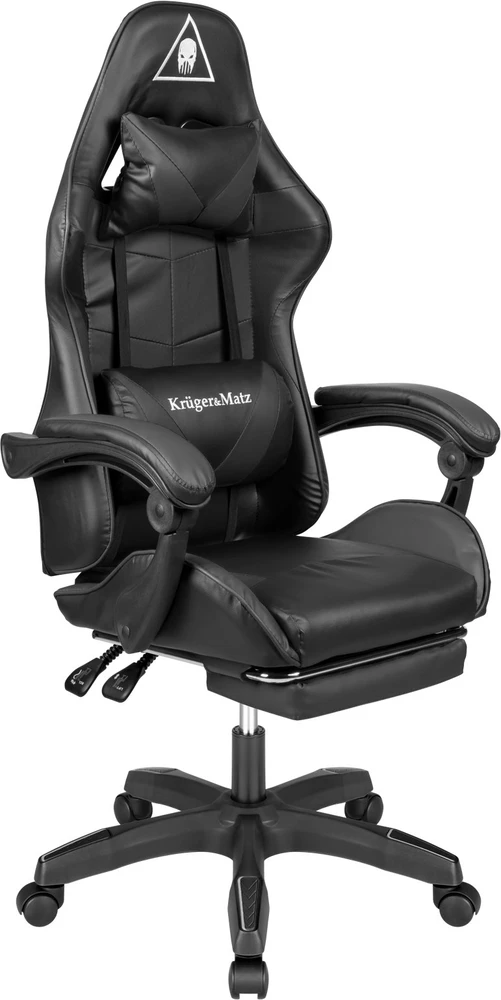 Žaidimų kėdė Kruger & Matz GX-150, Juoda