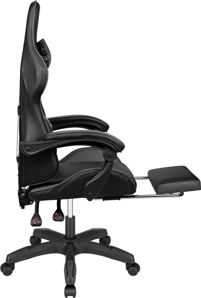 Žaidimų kėdė Kruger & Matz GX-150, Juoda