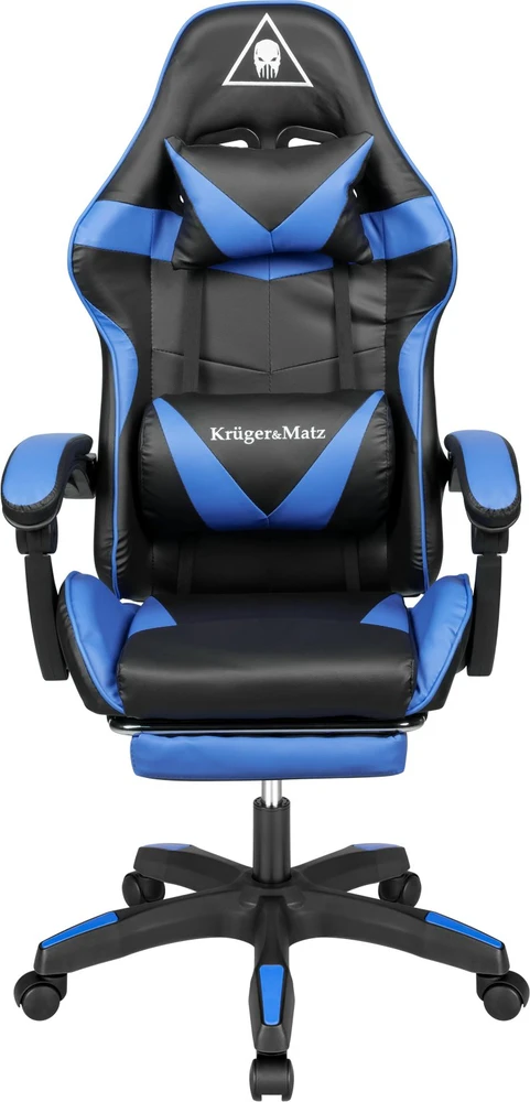 Žaidimų kėdė Kruger & Matz GX-150 Juoda-mėlyna