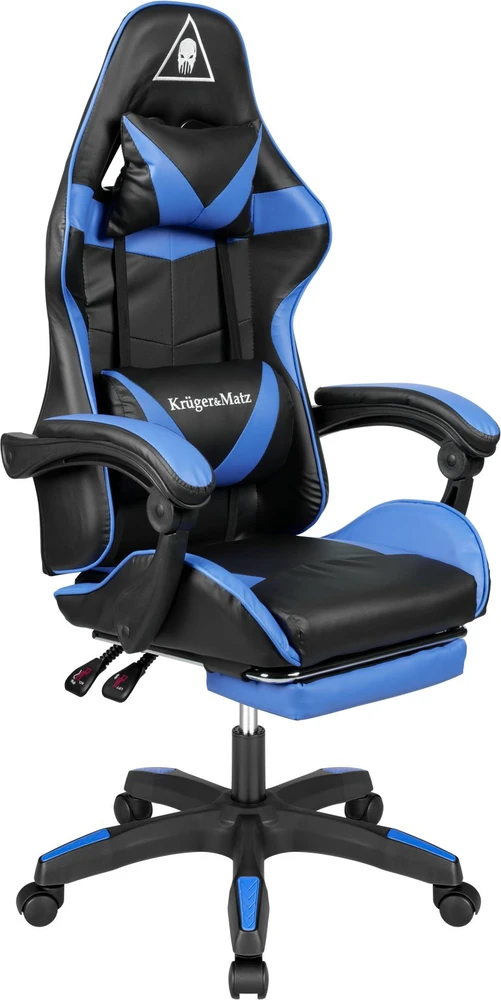 Žaidimų kėdė Kruger & Matz GX-150 Juoda-mėlyna