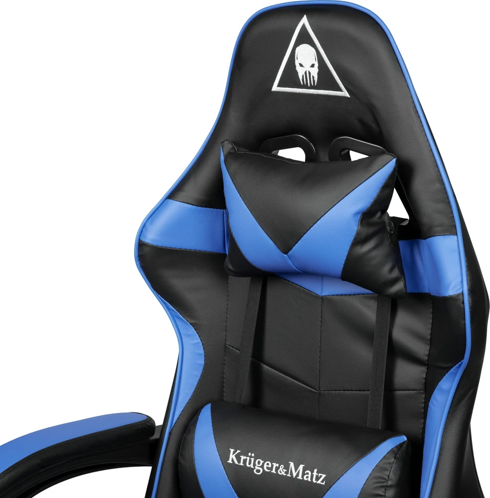 Žaidimų kėdė Kruger & Matz GX-150 Juoda-mėlyna
