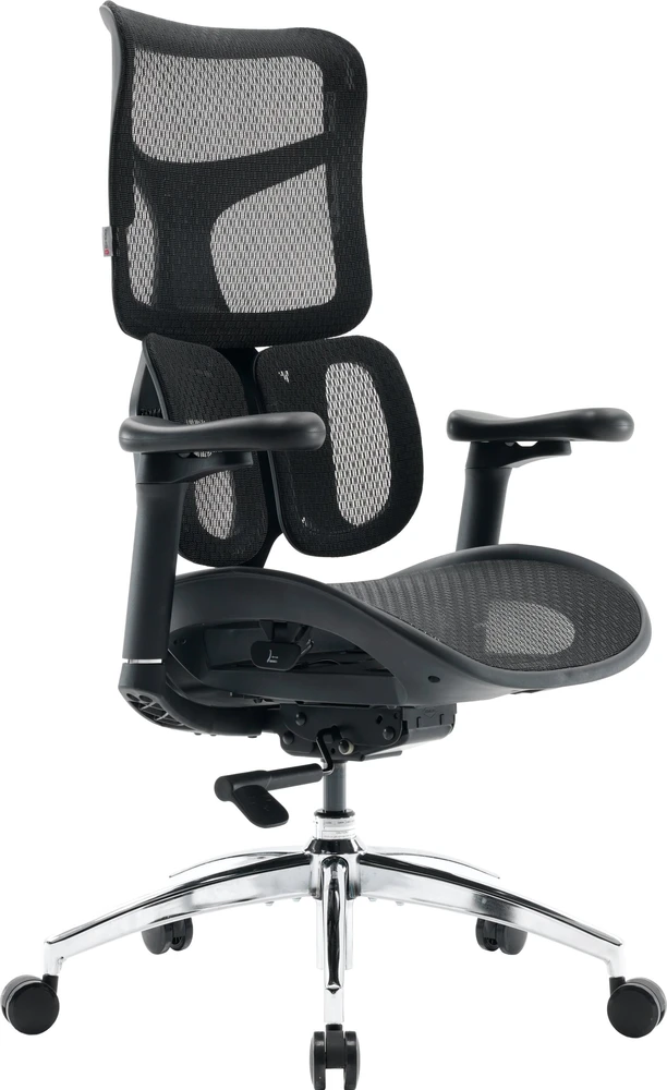 Sihoo DORO S100 Mesh fotel biurowy juoda