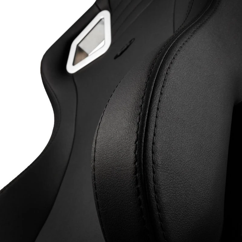 Žaidimų kėdė Noblechairs EPIC Juodas Edition Vinyl/PU hybrid leather Gaming Chair, Juoda