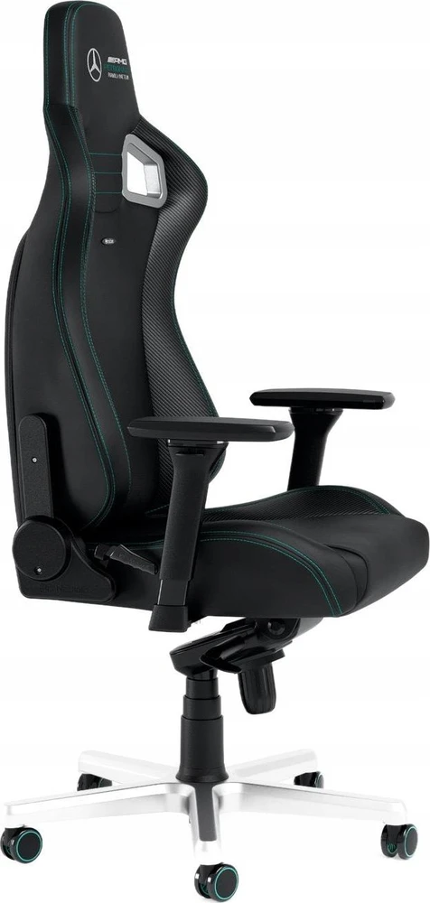 Žaidimų kėdė Noblechairs EPIC Mercedes-AMG Petronas Formula One Team - 2021 Edition Vinilo/PU hibridinės odos žaidimų kėdė