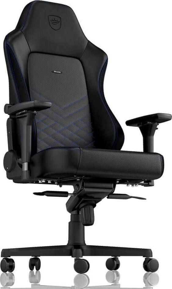 Žaidimų kėdė Noblechairs HERO PU-Leather Gaming Chair, Juoda-mėlyna