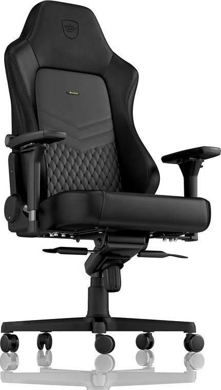 noblechairs HERO Real Leather Gaming Chair – Juodas/Juodas