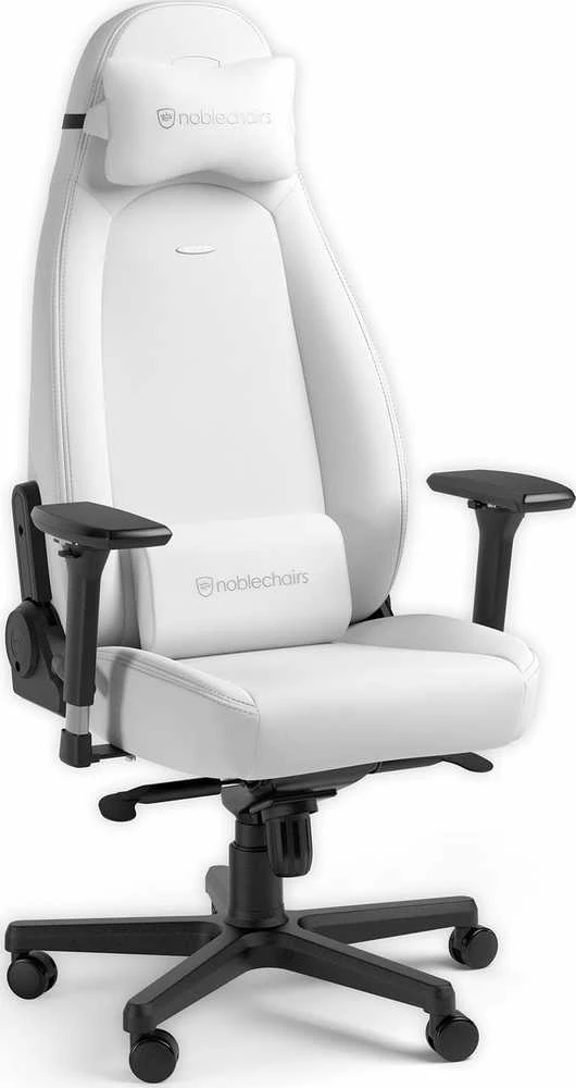 Žaidimų kėdė Noblechairs ICON Aukštųjų technologijų dirbtinės odos žaidimų kėdė, Baltas Edition