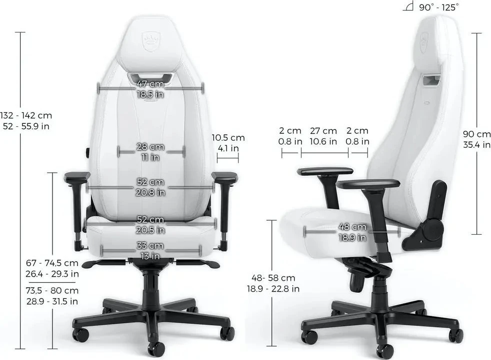 „noblechairs LEGEND“ žaidimų kėdė – „Baltas“ leidimas