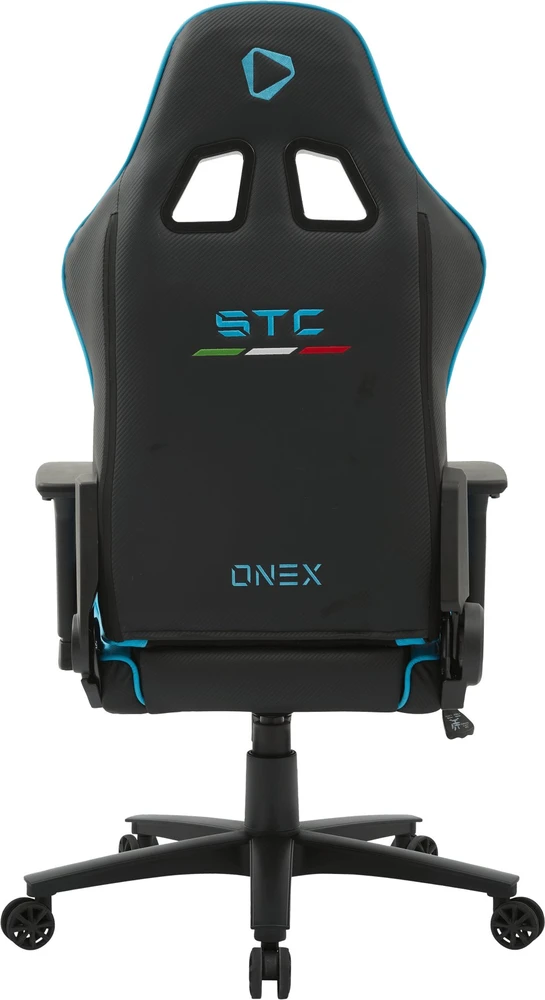 Onex STC Alcantara L Series | Gaming chairs | Air Suede; PVC; Nylon caster; Metal | Juodas/Mėlyna