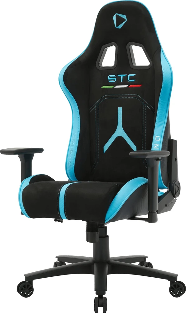 Onex STC Alcantara L Series | Gaming chairs | Air Suede; PVC; Nylon caster; Metal | Juodas/Mėlyna