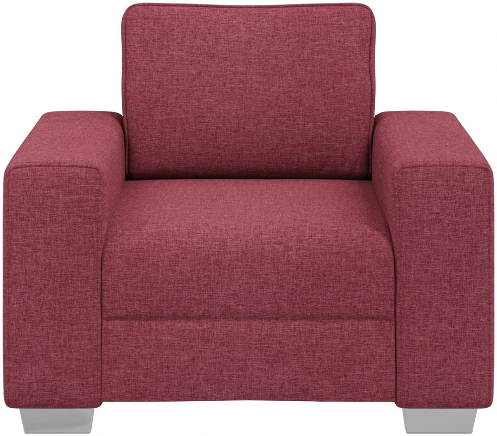 Sofa Kėdė Vyno raudona 100 cm audinys