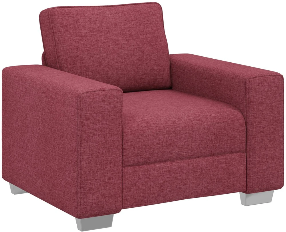 Sofa Kėdė Vyno raudona 100 cm audinys