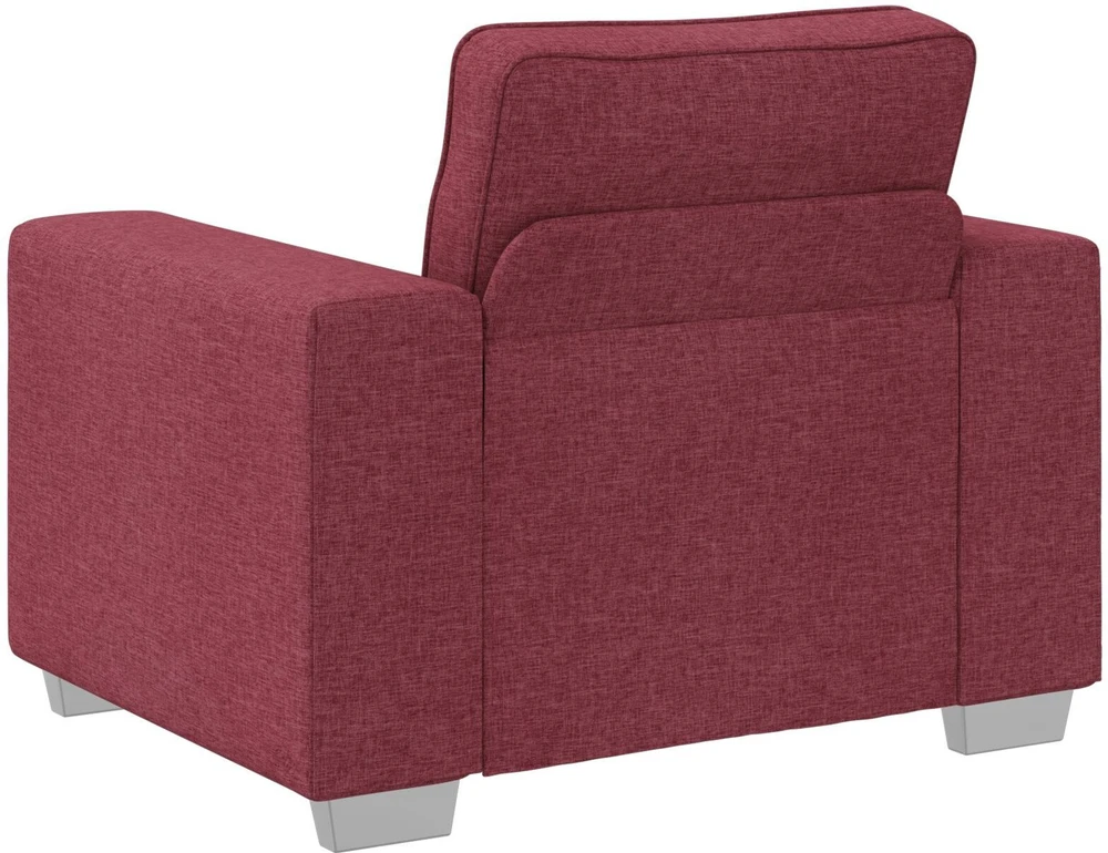 Sofa Kėdė Vyno raudona 100 cm audinys