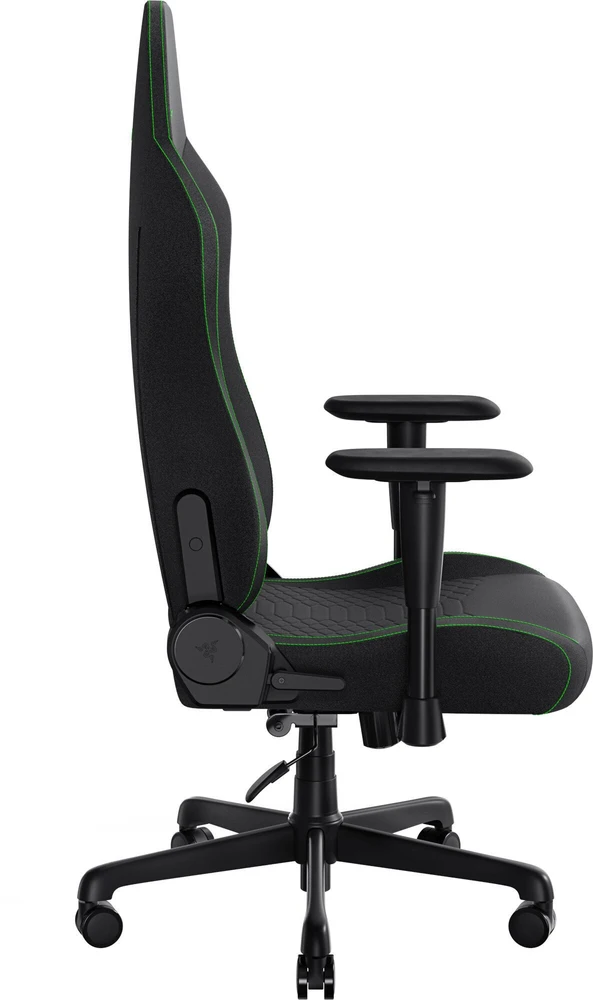„Razer Razer Iskur V2 X“ žaidimų kėdė, integruota juosmens atrama, atlenkiama – juodas, aptraukta audiniu