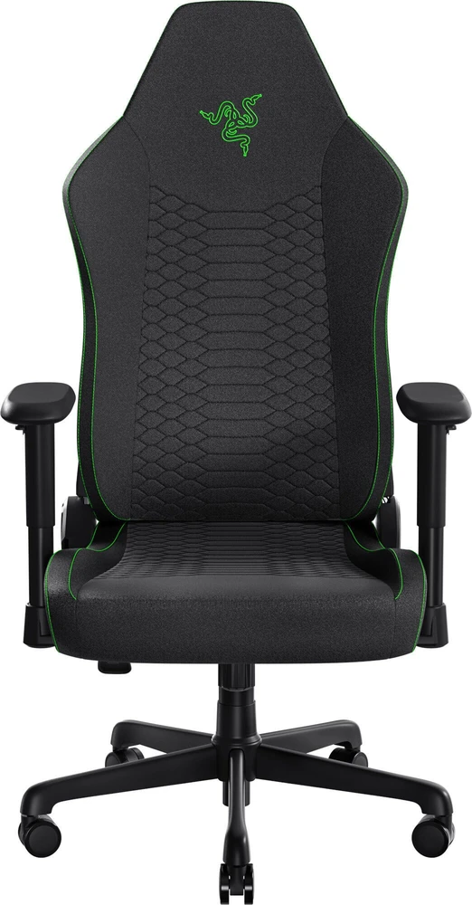 „Razer Razer Iskur V2 X“ žaidimų kėdė, integruota juosmens atrama, atlenkiama – juodas, aptraukta audiniu
