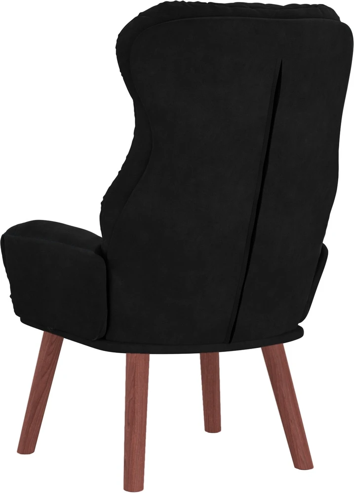 Fotelis krėslas Juoda 69 x 74 x 93 cm Aksomas