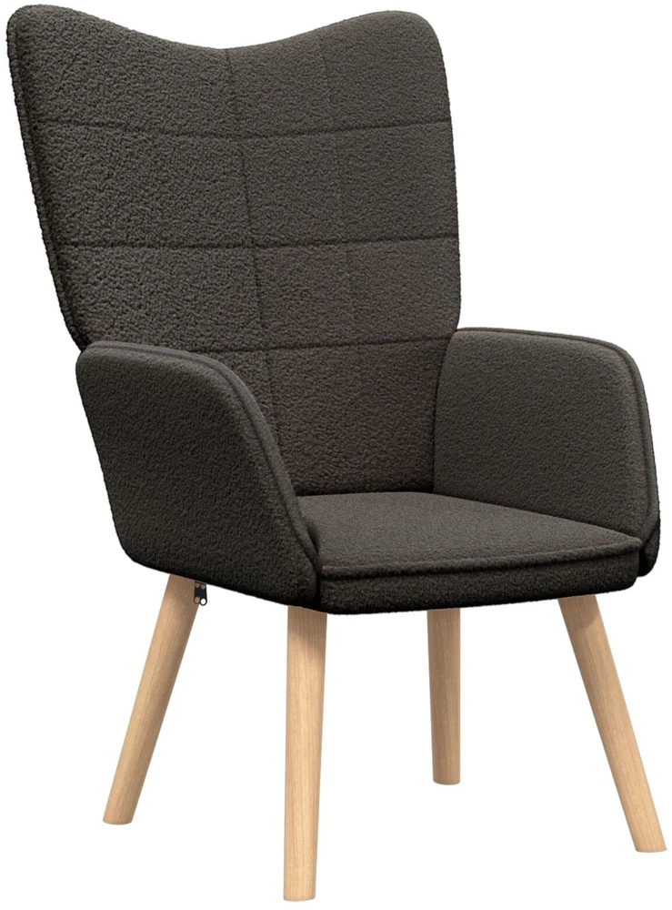 Fotelis krėslas Tamsiai pilka 62 x 67 x 95,5 cm Šerpos audinys