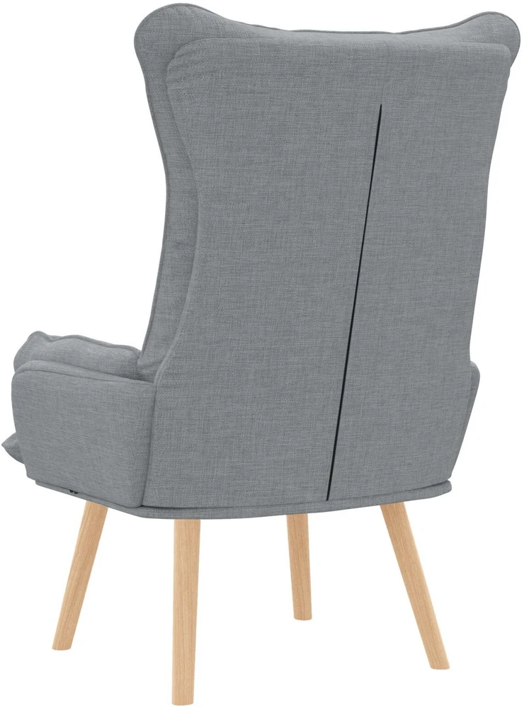 Fotelis krėslas Šviesiai pilka 69 x 74 x 93 cm Audinys ir Fanera