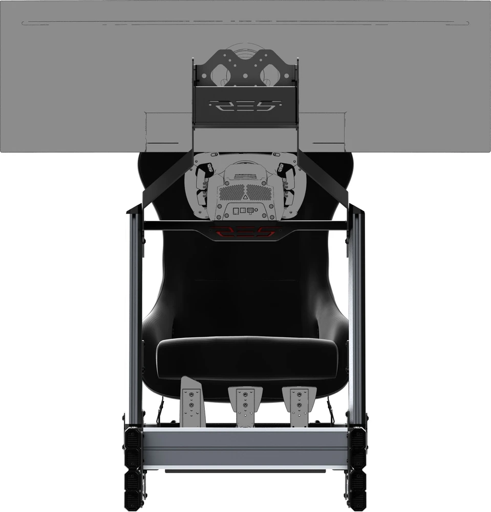 Fotel Res-Tech RES-TECH Smart Cockpit + GT Seat Bundle - juoda