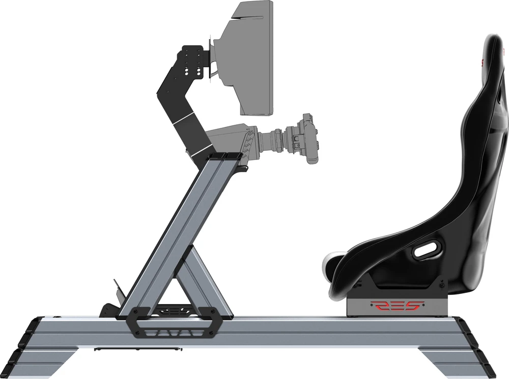 Fotel Res-Tech RES-TECH Smart Cockpit + GT Seat Bundle - juoda