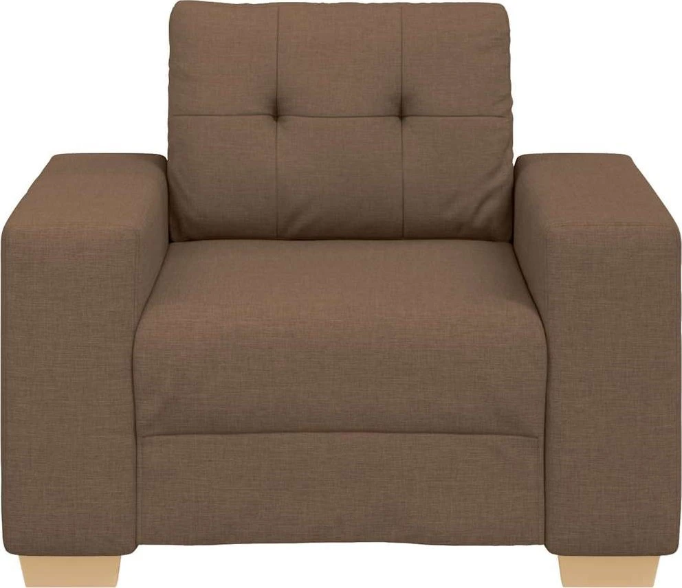 Sofa-kėdė, ruda, 100x78x80 cm, audinys