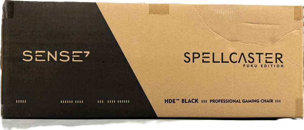 Žaidimų kėdė SENSE7 Spellcaster FUKU, Juoda (odinė)