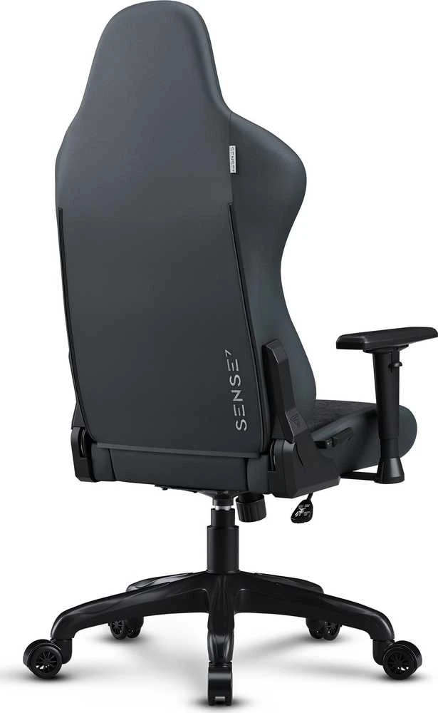 Žaidimų kėdė SENSE7 Spellcaster FUKU, Juoda (odinė)