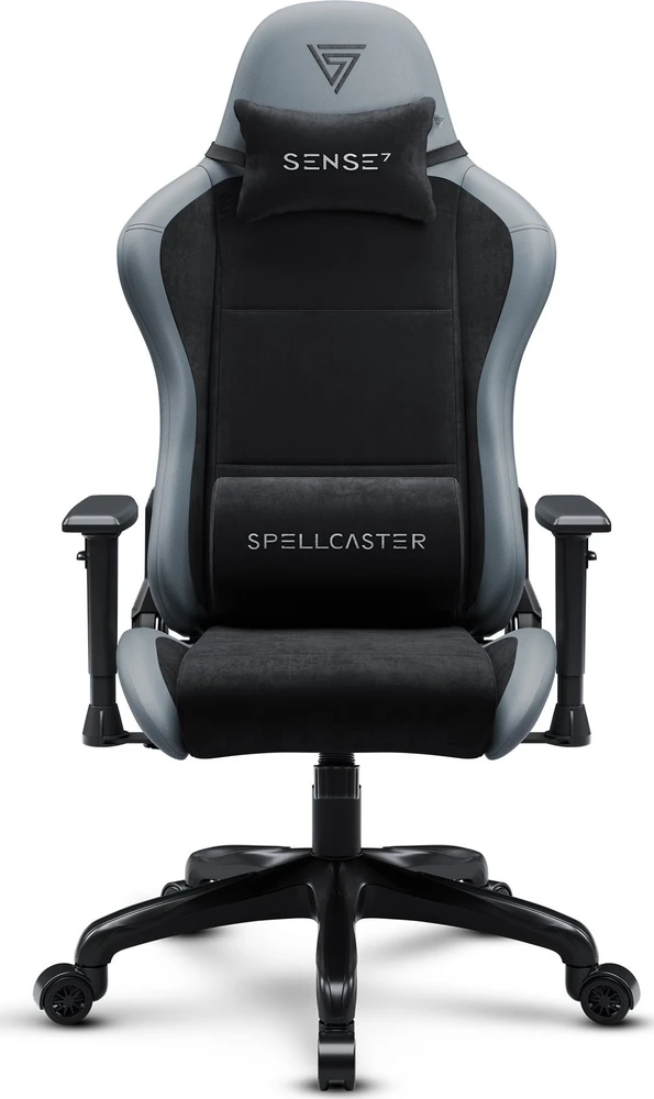 Žaidimų kėdė SENSE7 Spellcaster FUKU, Pilka (odinė)