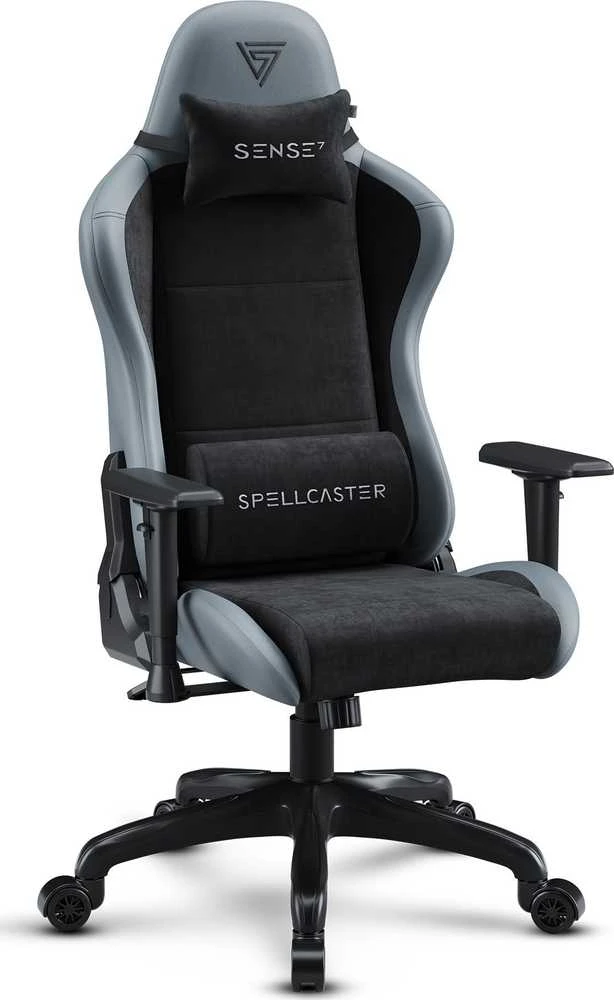 Žaidimų kėdė SENSE7 Spellcaster FUKU, Pilka (odinė)