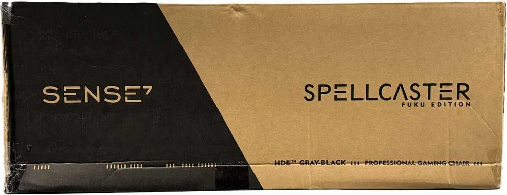 Žaidimų kėdė SENSE7 Spellcaster FUKU, Pilka (odinė)