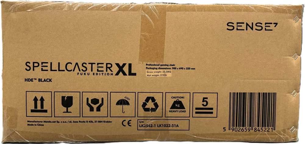 Žaidimų kėdė SENSE7 Spellcaster FUKU XL (Pažeista pakuotė)