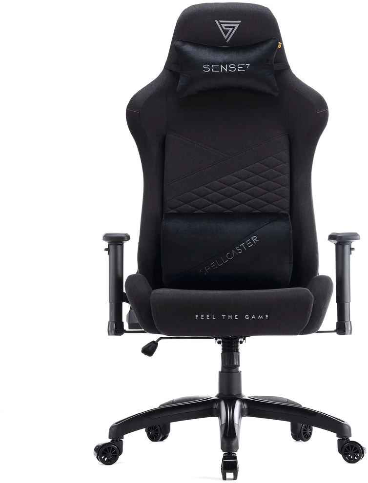 Žaidimų kėdė SENSE7 Spellcaster Senshi XL, Juoda (medžiaginė)