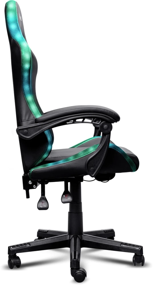 TRUST GXT 704 RONIQ RGB juoda žaidimų kėdė