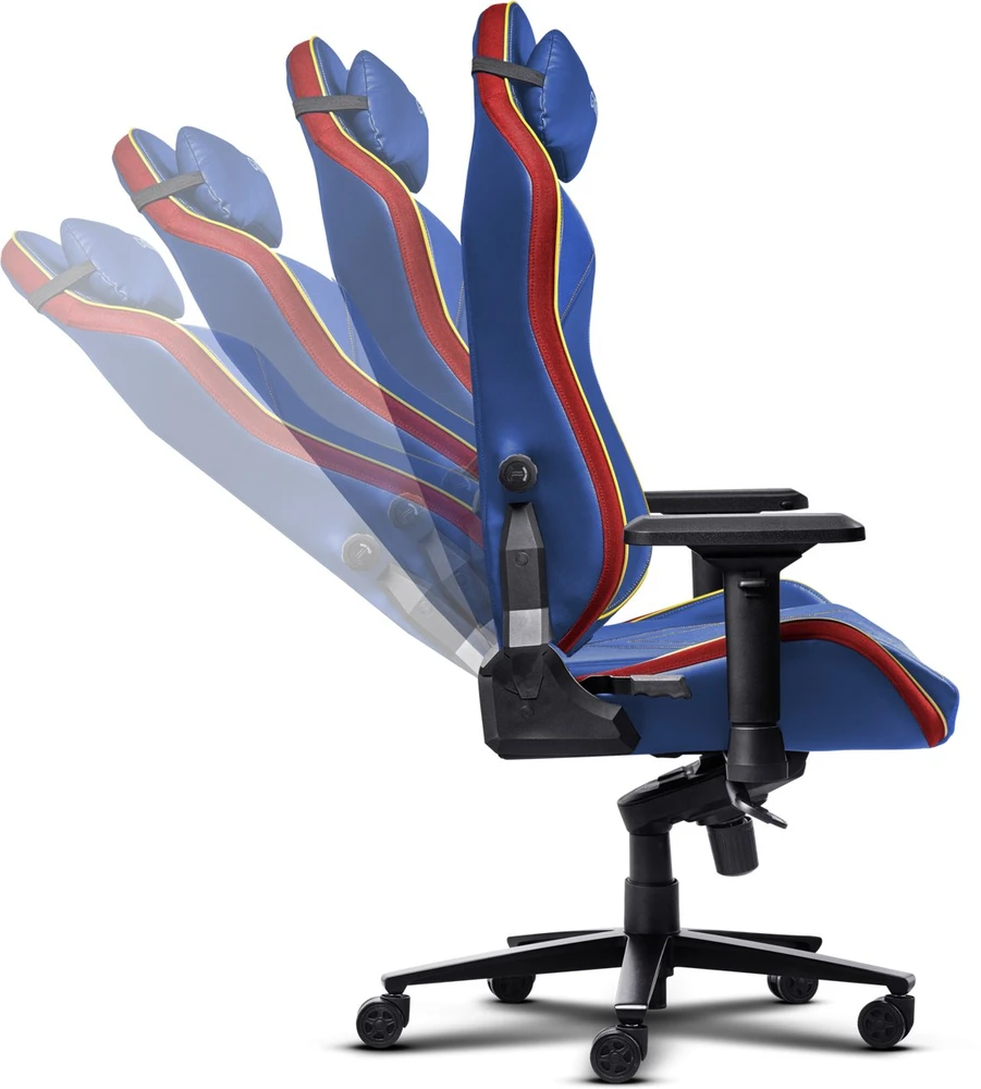 Žaidimų kėdė Trust GXT 721 Ruya Pro Superman, Mėlyna/raudona