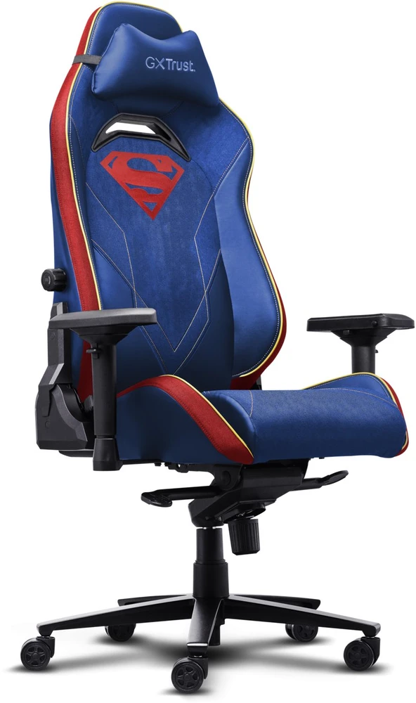 Žaidimų kėdė Trust GXT 721 Ruya Pro Superman, Mėlyna/raudona