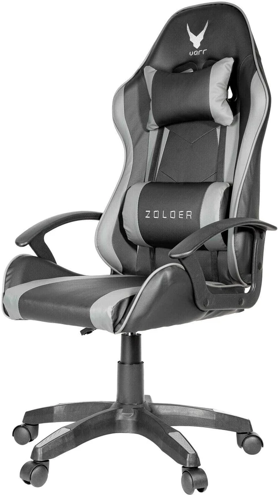 Fotel Varr Zolder juoda-pilka